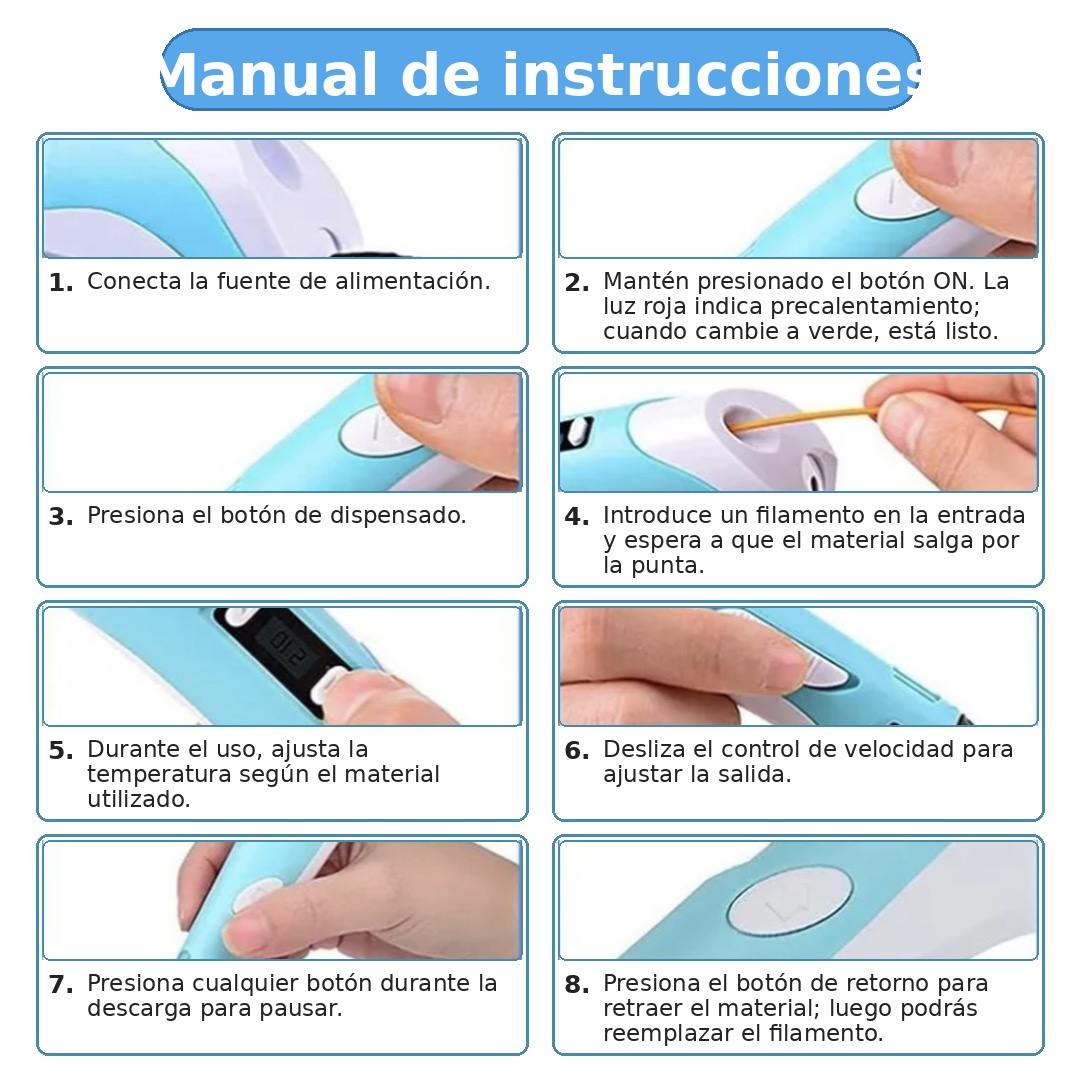 Lapiz de dibujo 3D Creatividad sin limites
