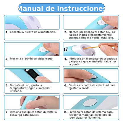 Lapiz de dibujo 3D Creatividad sin limites